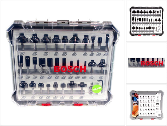 Bosch 2607017475 30-delige frezenset in cassette - 8mm