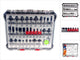 Bosch 2607017475 30-delige frezenset in cassette - 8mm