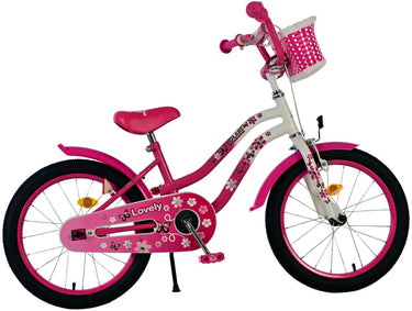 Volare lovely kinderfiets - meisjes - 18 inch - roze wit
