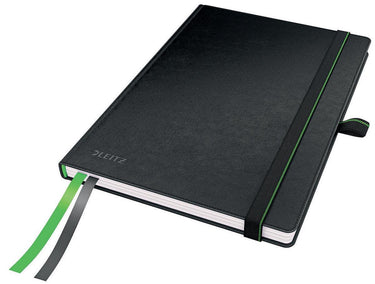 Leitz complete a5 notitieboek geruit - met hardcover - met elastische sluiting - zwart