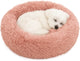 Flamingo hondenmand – donut hondenmand – kattenmand oudroze – 55 cm – extra zacht luxe voor hond of kat – mand pacha
