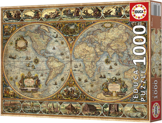 Educa - puzzel 1000 stukjes - orbis terrarum 1000 - legpuzzel