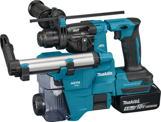 Makita dhr183rtwj snoerloze combihamer voor sds-plus 18v 2x 5,0...