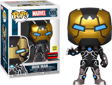 Funko ! pop - exclusive - marvel: 80th iron man #555 (aaa exclusive)