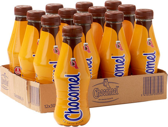 Chocomel – chocolademelk – pet flesjes – 12 x 300 ml – voordeelverpakking