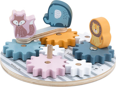 Polarb ® houten tandwielenspel - houten speelgoed vanaf 18+ maanden