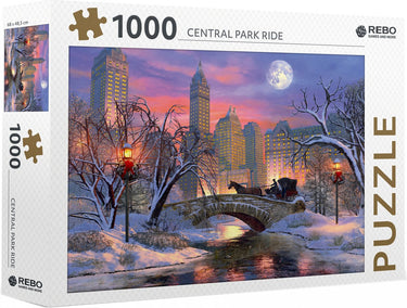 Rebo productions legpuzzel central park ride 1000 stukjes