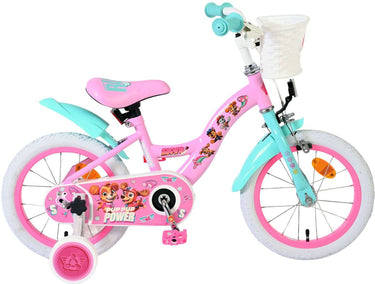 Volare paw patrol kinderfiets - meisjes - 14 inch - roze