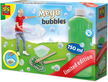 Ses creative mega bubbles - bellenblaas navulling - vloeistof - goed uitwasbaar - voor kinderen vanaf 5 jaar - 750 ml