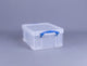 Really useful opbergbox 21 liter transparant wit