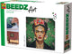 Ses creative - beedz art - frida kahlo - 5000 strijkkralen met grondplaten en strijkvellen - vanaf 12 jaar