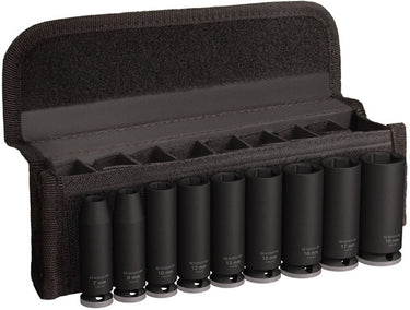 Bosch professional pro impact krachtdoppenset lang 3 8 9-delig - 2608003037