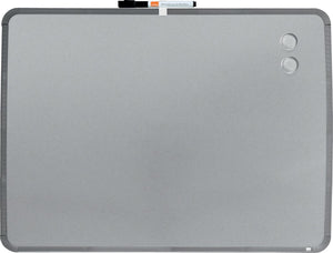 Nobo magnetisch whiteboard met smal zilverkleurig frame 58x43cm - zilver