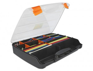 Delock krimpkous assortiment in handige bewaarkoffer - 590 stuks diverse kleuren