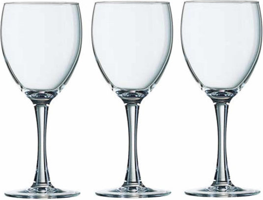 Chef sommelier arcoroc wijnglazen - 6x stuks - glas - 190 ml - witte rode wijn