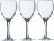 Chef sommelier arcoroc wijnglazen - 6x stuks - glas - 190 ml - witte rode wijn