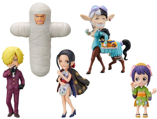 Banpresto one piece wcf mini figures 7 cm wanokuni onigashima 5 display (12)