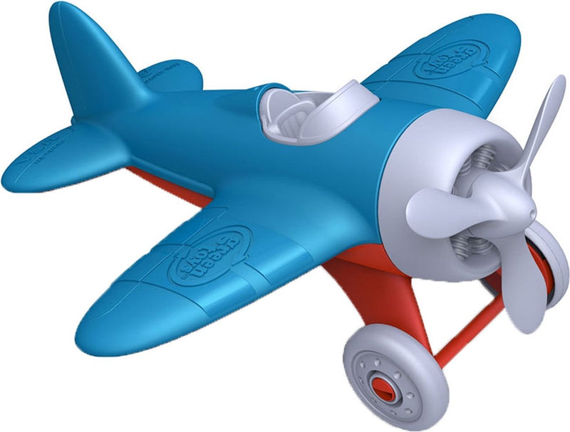 Load image into Gallery viewer, Green toys vliegtuig - blauw
