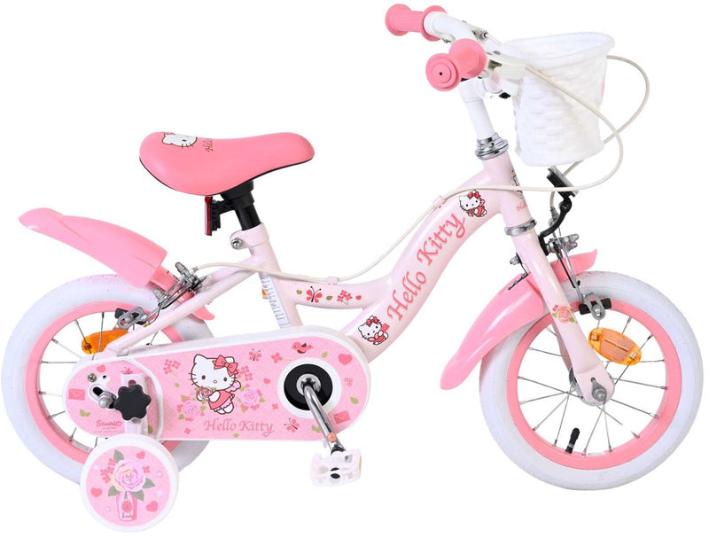 Load image into Gallery viewer, Volare hello kitty kinderfiets - meisjes - 12 inch - roze - twee handremmen
