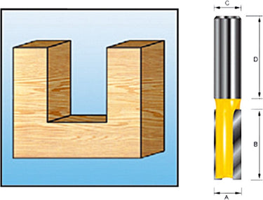 Makita d-09282 freesbit groeffrees s 6mm 10x25mm