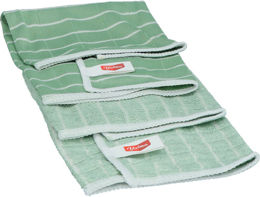 Valma eco friendly bamboe microvezeldoeken - 30x30cm - superzacht absorberend - zware kwaliteit - milieuvriendelijk keuze - 2 stuks
