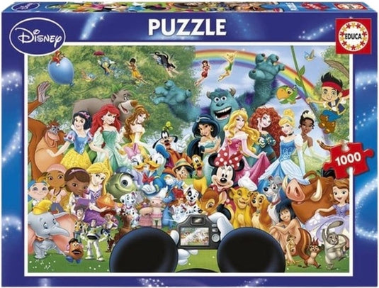 Educa - puzzel - de wondere wereld van disney - 1000 stukjes - legpuzzel