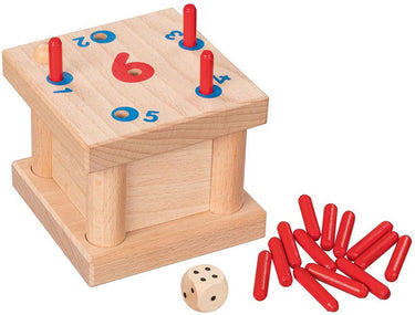 Goki houten tricky 6 pinnen spel
