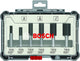 Bosch 6-delige sleuvenfrezenset ¼ schacht - 2607017467