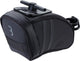 Bbb cycling curvepack reflect zadeltas fiets - racefiets tas tarpaulin - reflecterend tasje - zwart - maat m - bsb-13m