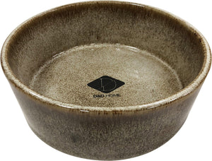 D d home d d voerbak jasper zand - hondenvoerbak - ø13.8 cm