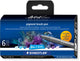 Staedtler - artist series - pigment brush pen set 6 kleuren blues violets