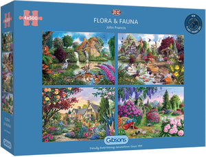 Gibsons - cottage by the brook (door dominic davison) - 636 stukjes 48×34cm (b×h) - legpuzzel voor volwassenen