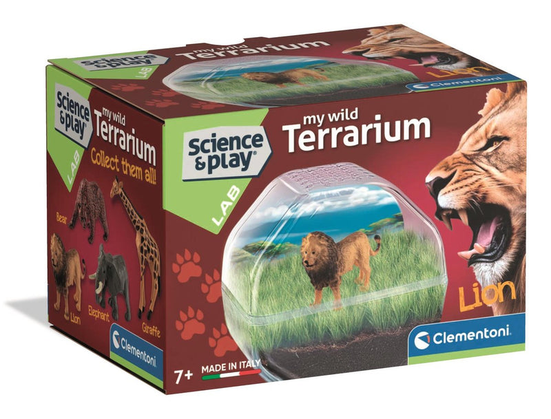 Load image into Gallery viewer, Clementoni wetenschap spel my wild terrarium - leeuw
