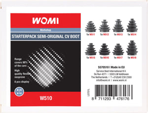 Womi w510 starterpack semi-originele ashoes 8 stuks