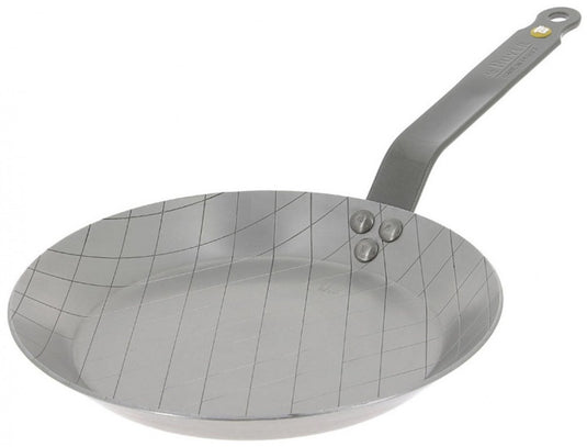 Debuyer de buyer mineral b steakpan 24 cm – plaatstalen grillpan – natuurlijk anti-aanbakeffect – geschikt voor inductie – pfas-vrij