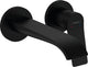 Hansgrohe vivenis inbouw wastafelmengkraan wand voorsprong 192 mm zwart mat
