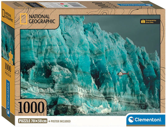Clementoni - puzzel - 1000 stukjes - national geographics - ijsberg - puzzel voor volwassenen