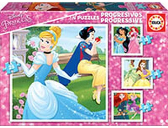 Educa - puzzle kids 12 16 20 25pcs - disney princess