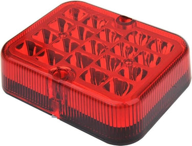 Proplus mistachterlicht - 19 led - waterdicht - 100 x 81 mm - rood