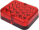 Proplus mistachterlicht - 19 led - waterdicht - 100 x 81 mm - rood