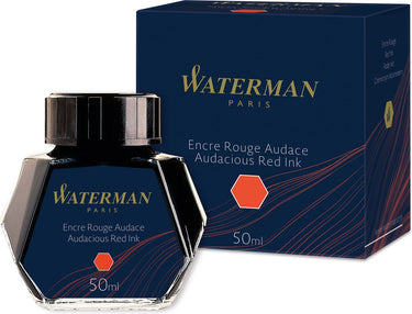 Waterman vulpeninkt | gedurfd rood | fles van 50 ml