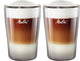 Melitta set of 2 borosilicate glasses for latte machiatto 300 ml transparent
