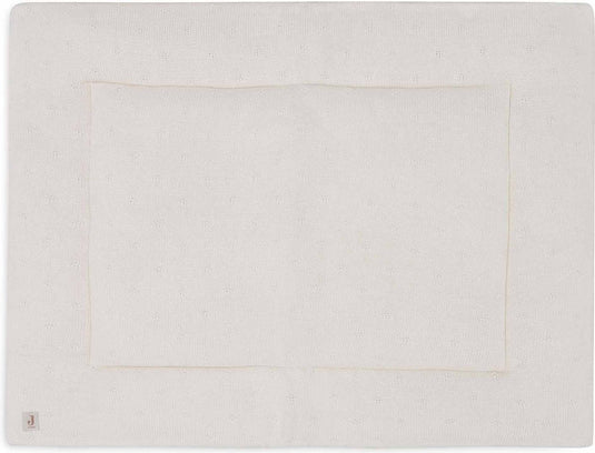 Jollein - boxkleed 75x95cm - speelkleed baby - cosy knit ivory