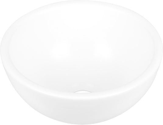 Differnz boomer waskom - wasbak keramiek - wit - ã˜ 20 x 10 cm