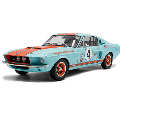 Shelby mustang gt500 #4 racing tribute 1967 - 1:18 - solido