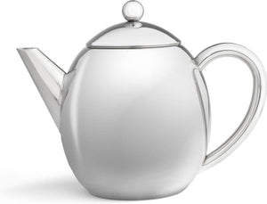 Leopold vienna theepot dubbelwandig london 1l - met theezeef