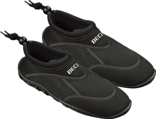 Beco waterschoenen surfschoenen - neopreen - volwassenen - rubber zool 47 zwart zwart