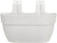 Elho vibia campana easy hanger m 36 - balkonbak met ophanghaken - 100% gerecycled plastic - ø 36.0 x h 26.5 cm - zijdewit