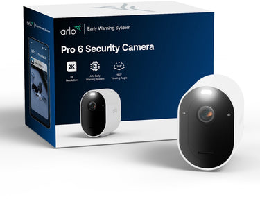 Arlo pro 6 2k+ beveiligingscamera - 1 ip-camera