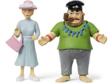 Pippi kinderboeken langkous speelfiguren ephraim en miss prysselius poppen set.